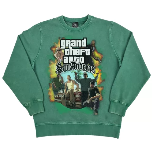 GREEN VINTAGE SAN ANDREAS CREW