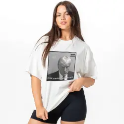 DONNY TRUMP WHITE TEE
