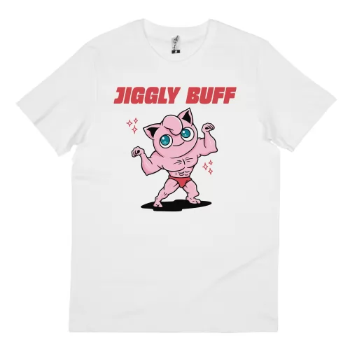 JIGGLY BUFF WHITE TEE