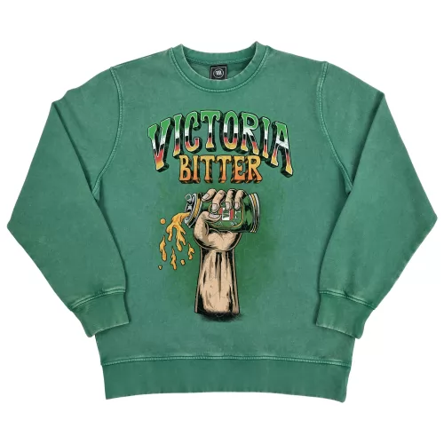 VB CRUSHER GREEN VINTAGE CREW