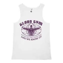 GLOBO GYM WHITE SINGLET