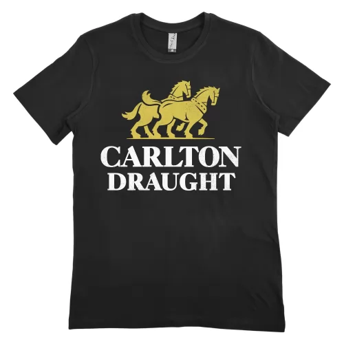 CARLTON DRAUGHT BLACK TEE