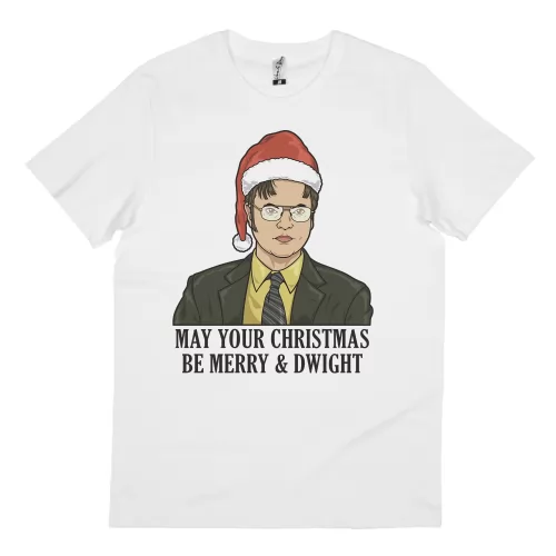 MERRY AND DWIGHT WHITE TEE