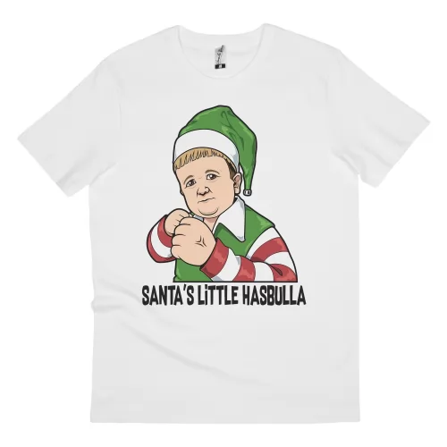 SANTAS LITTLE HASBULLA WHITE TEE