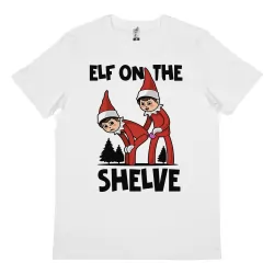 ON THE SHELVE WHITE TEE
