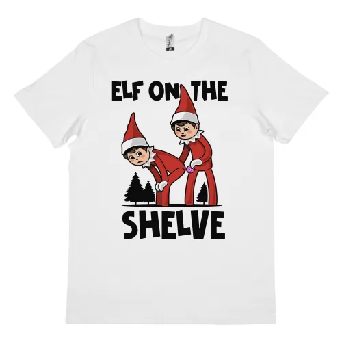 ON THE SHELVE WHITE TEE