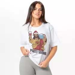 PARTY SAVIOUR WHITE TEE