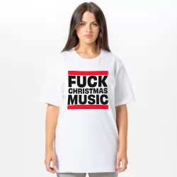 CHRISTMAS MUSIC WHITE TEE
