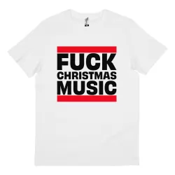 CHRISTMAS MUSIC WHITE TEE