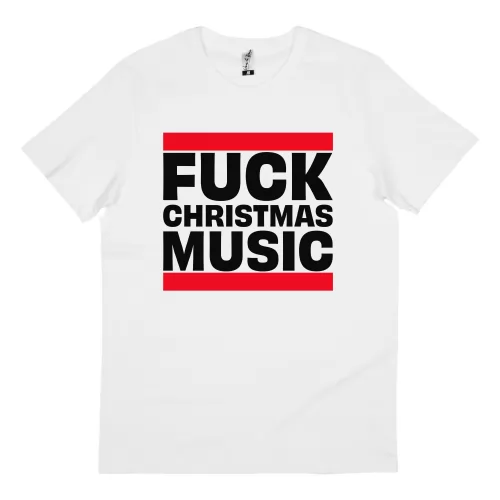 CHRISTMAS MUSIC WHITE TEE