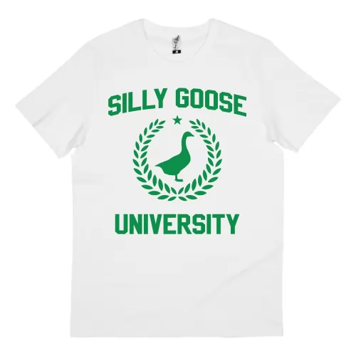 SILLY GOOSE WHITE TEE