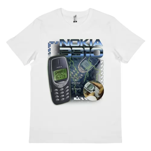 NOKIA 3310 WHITE TEE