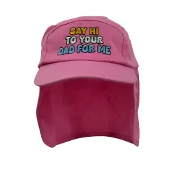 SAY HI TO YOUR DAD PINK LEGIONNAIRES HAT