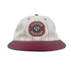 CARLTON DRAUGHT PINSTRIPE BASEBALL HAT
