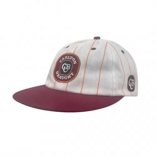 CARLTON DRAUGHT PINSTRIPE BASEBALL HAT