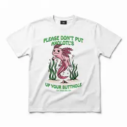 AXOLOTL WHITE TEE