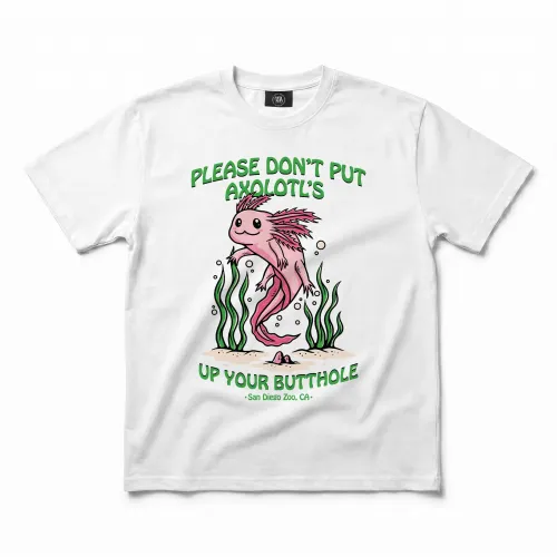 AXOLOTL WHITE TEE