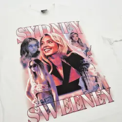 OFF WHITE VINTAGE SYDNEY SWEENEY T-SHIRT