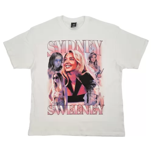 OFF WHITE VINTAGE SYDNEY SWEENEY T-SHIRT