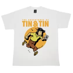 OFF WHITE ADVENTURES OF TIN & TIN T-SHIRT