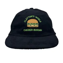 BLACK CLAYTON'S WORLD CORD HAT