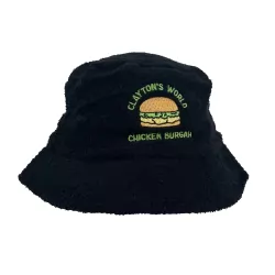 CLAYTON'S WORLD BLACK TERRY TOWEL BUCKET HAT