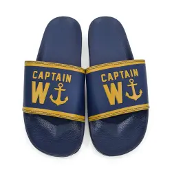 CAPTAIN W NAVY SLIDES