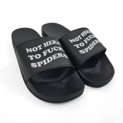 SPIDERS BLACK SLIDES