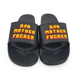 BAD MOFO BLACK SLIDES