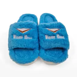 WINNIE BLUES FUR SLIPPERS