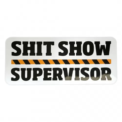 SUPERVISOR DIE CUT VINYL STICKER