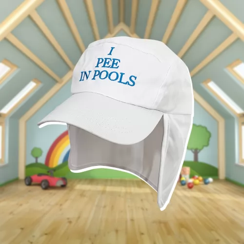 KIDS I PEE IN POOLS WHITE LEGIONNAIRES HAT