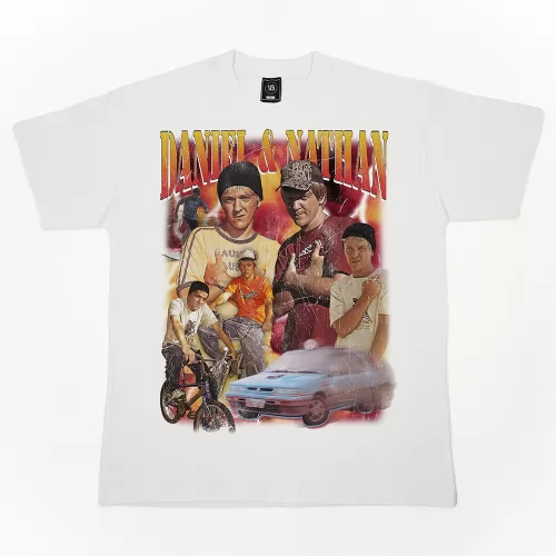 OFF WHITE WCBH DANIEL & NATHAN VINTAGE T-SHIRT