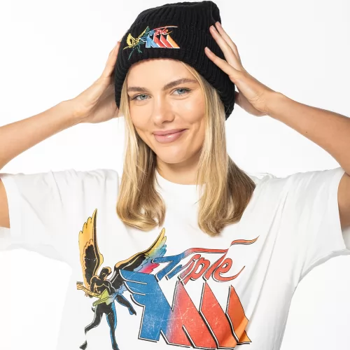OFF WHITE TRIPLE M RETRO LOGO VINTAGE T-SHIRT