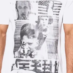 COMES AND GOES WHITE TEE