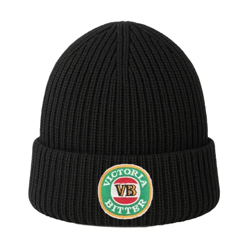 VB BLACK KNIT BEANIE