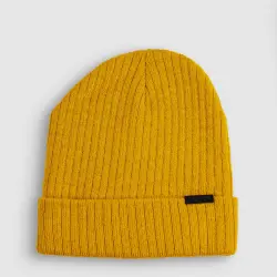 BOBBY MUSTARD BEANIE