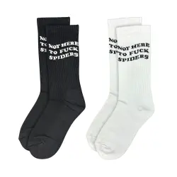 SPIDERS 2 PACK OF SOCKS