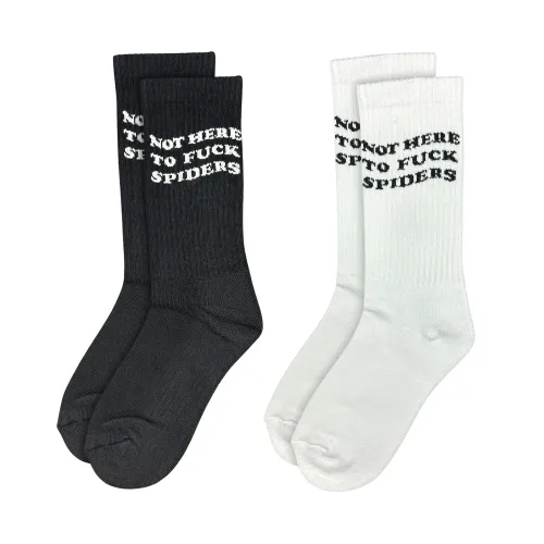 SPIDERS 2 PACK OF SOCKS