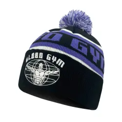 GLOBO GYM BLACK POM BEANIE