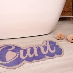 CURSIVE TUFTED MAT PRE ORDER