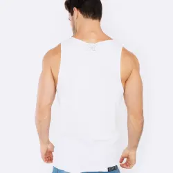 STARS AND NIGHTS WHITE SINGLET