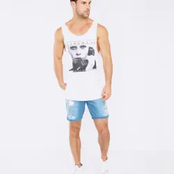 GET ME OFF WHITE SINGLET