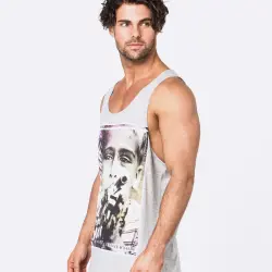 BANG MARBLE GREY SINGLET