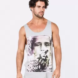 BANG MARBLE GREY SINGLET