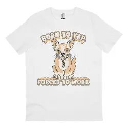 BORN TO YAP WHITE TEE
