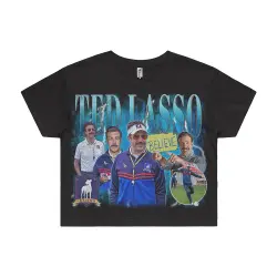 VINTAGE TED LASSO CROP TOP
