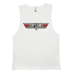 TOPCUNT WHITE TANK