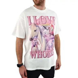 OFF WHITE I LOVE WHORES VINTAGE T-SHIRT