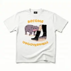 BECOME UNGOVERNABLE WHITE TEE